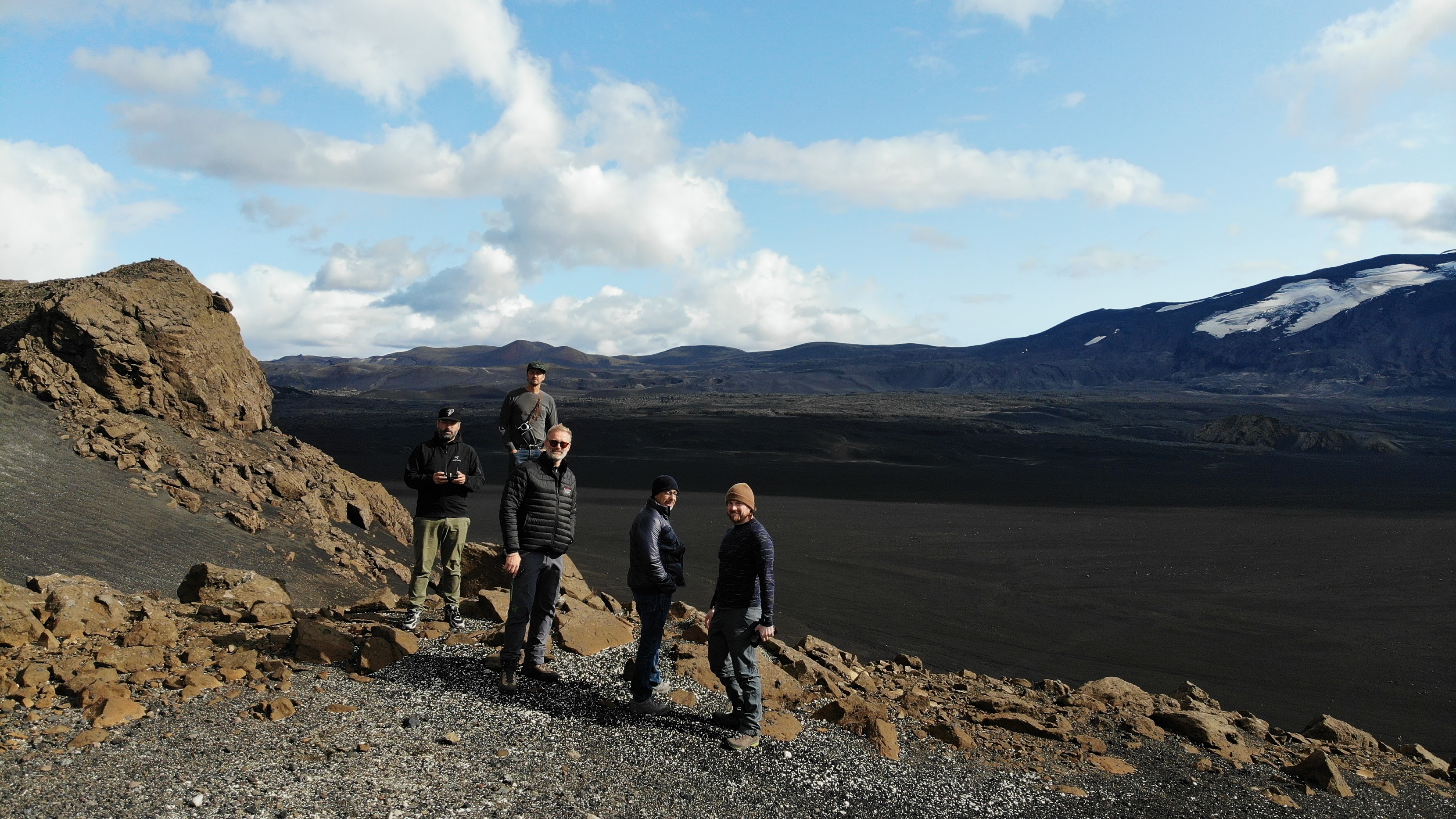 Chris Maclean on set